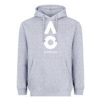 Heather Grey australian open Heavyweight Hoodie - artisFamous