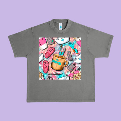 Hospital Nurse Coffee Cups With Leopard Seamless Pattern Bbs Urban Heavy Tee Designed By Bundleandbundleshop