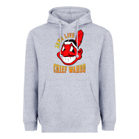 Heather Grey long live chief wahoos Heavyweight Hoodie - artisFamous