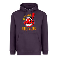 Plum long live chief wahoos Heavyweight Hoodie - artisFamous
