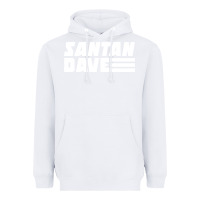 White Santan Dave Heavyweight Hoodie - artisFamous