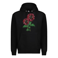 Black 2 Chocolate sunflower Premium Hoodie - LillyAllenDesigns