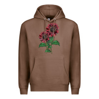 Chestnut 2 Chocolate sunflower Premium Hoodie - LillyAllenDesigns