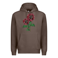 Coffee 2 Chocolate sunflower Premium Hoodie - LillyAllenDesigns
