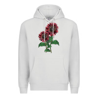 Dove Grey 2 Chocolate sunflower Premium Hoodie - LillyAllenDesigns