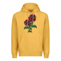 Mustard 2 Chocolate sunflower Premium Hoodie - LillyAllenDesigns