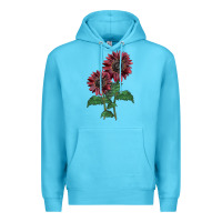Ocean Blue 2 Chocolate sunflower Premium Hoodie - LillyAllenDesigns