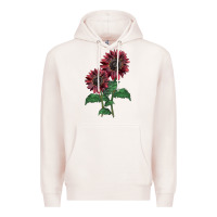 Pale Pink 2 Chocolate sunflower Premium Hoodie - LillyAllenDesigns