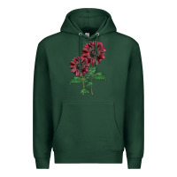 Sports Green 2 Chocolate sunflower Premium Hoodie - LillyAllenDesigns