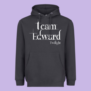 Team Edward Twilight Heavyweight Hoodie Designed By Artisfamous