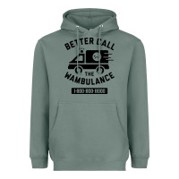 Sage wambulance Heavyweight Hoodie - artisFamous