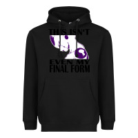 Black even my final form Heavyweight Hoodie - artisFamous