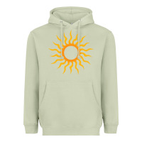 Matcha tribal sun Heavyweight Hoodie - artisFamous