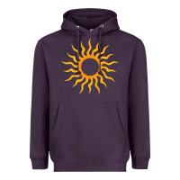 Plum tribal sun Heavyweight Hoodie - artisFamous