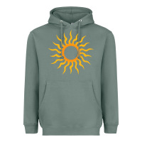 Sage tribal sun Heavyweight Hoodie - artisFamous
