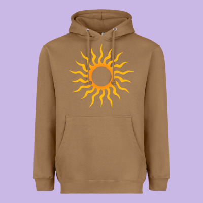Tribal Sun Heavyweight Hoodie Designed By Artisfamous