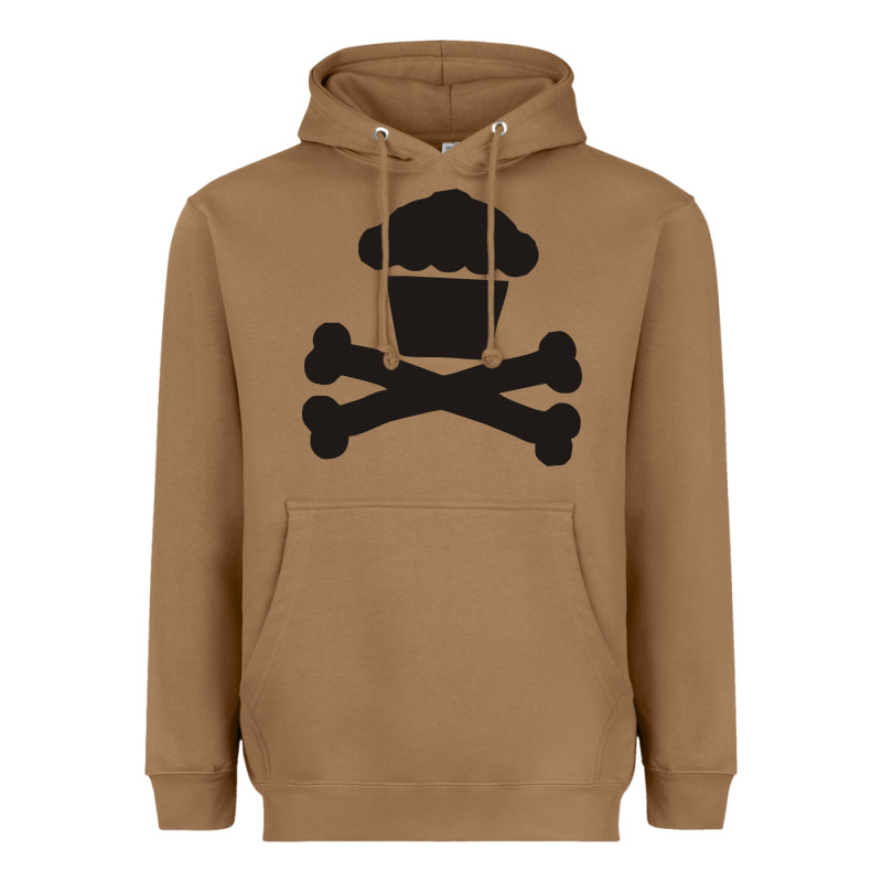 Johnny Cupcakes Funny Skull Heavyweight Hoodie by artisFamous | Teevron