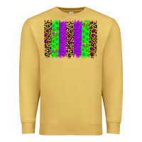 Antique Gold mardi gras brush stoke Premium Sweatshirt - JahusDesignShop