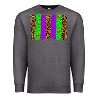 Charcoal Heather mardi gras brush stoke Premium Sweatshirt - JahusDesignShop