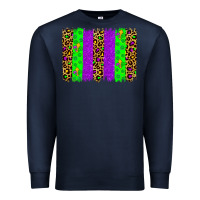 Navy mardi gras brush stoke Premium Sweatshirt - JahusDesignShop