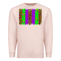 Pale Pink mardi gras brush stoke Premium Sweatshirt - JahusDesignShop