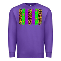 Purple mardi gras brush stoke Premium Sweatshirt - JahusDesignShop