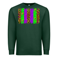 Sports Green mardi gras brush stoke Premium Sweatshirt - JahusDesignShop