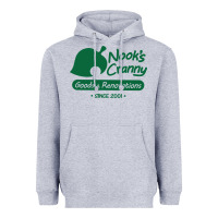 Heather Grey Nook's Cranny Heavyweight Hoodie - artisFamous