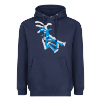 Navy kokopeli funny Heavyweight Hoodie - artisFamous