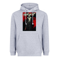 Heather Grey friday the 13th jason drip Heavyweight Hoodie - artisFamous
