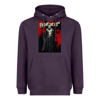 Plum friday the 13th jason drip Heavyweight Hoodie - artisFamous