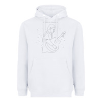 White Sturgill Simpson Heavyweight Hoodie - artisFamous
