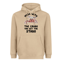 Mushroom mess with the crabo you get the stabo Heavyweight Hoodie - artisFamous