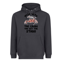Smoke mess with the crabo you get the stabo Heavyweight Hoodie - artisFamous