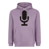 Lavender microphone funny music Heavyweight Hoodie - artisFamous
