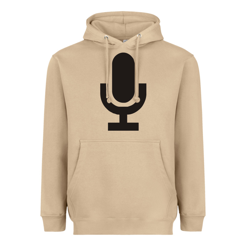 Microphone Funny Music Heavyweight Hoodie by artisFamous | Teevron