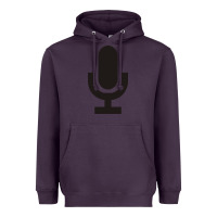 Plum microphone funny music Heavyweight Hoodie - artisFamous