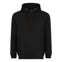 Black microphone funny music Heavyweight Hoodie - artisFamous