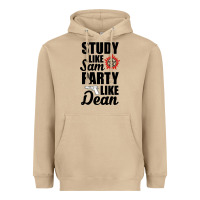 Mushroom study like sam party like dean Heavyweight Hoodie - artisFamous