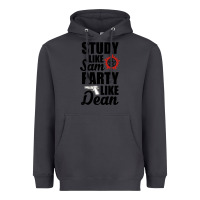 Smoke study like sam party like dean Heavyweight Hoodie - artisFamous