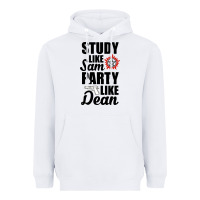 White study like sam party like dean Heavyweight Hoodie - artisFamous