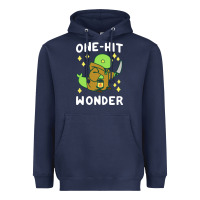 Navy one hit wonder   tonberry Heavyweight Hoodie - artisFamous
