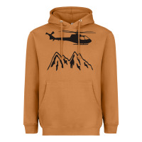 Meerkat mountain rescue helicopter funny Heavyweight Hoodie - artisFamous
