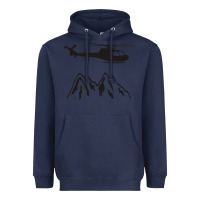 Navy mountain rescue helicopter funny Heavyweight Hoodie - artisFamous