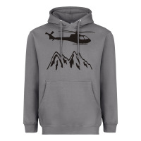 Storm mountain rescue helicopter funny Heavyweight Hoodie - artisFamous