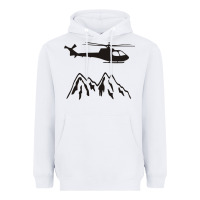 White mountain rescue helicopter funny Heavyweight Hoodie - artisFamous