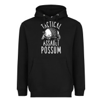 Black tactical assault possum Heavyweight Hoodie - artisFamous