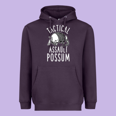 Tactical Assault Possum Heavyweight Hoodie Designed By Artisfamous
