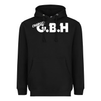 Black Charged G.B.H Heavyweight Hoodie - artisFamous