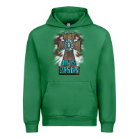 Emerald cross1 Urban Hoodie - RanaPortraitStore